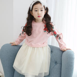 ชุดเดรสลำลองสำหรับเด็กผู้หญิงลายกระต่ายดอกไม้สไตล์อเมริกัน - Product Image 4