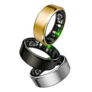 Anillo Inteligente de Moda con Análisis del Sueño Multilingüe para Mujeres y Hombres, Monitor de Ritmo Cardíaco, Presión Arterial, Rastreador de Actividad Física, Control por Aplicación - Product Image 1