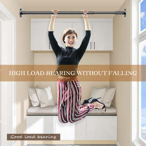 <span class=keywords><strong>Tringle</strong></span> <span class=keywords><strong>de</strong></span> douche extensible <span class=keywords><strong>sans</strong></span> perçage CF, <span class=keywords><strong>sans</strong></span> rouille, pour balcon, <span class=keywords><strong>tringle</strong></span> à vêtements, <span class=keywords><strong>tringle</strong></span> à rideaux télescopique pour chambre à coucher - Product Image 5