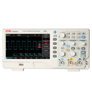 Uni-T UTD2102CEX+ ออสซิลโลสโคปแบบดิจิตอล แบนด์วิดท์ 100M สำหรับยานยนต์ 2 ช่องสัญญาณ อัตราการสุ่มตัวอย่าง 1 GSa/s ความละเอียด 12 บิต หน้าจอ 7 นิ้ว - Product Image 1