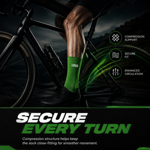 Wholesale High Quality Custom Cycling Sport <b>Socks</b> Nylon Athletic Crew Digital Printing Breathable Sports <b>Socks</b> Padded - Product Image 1