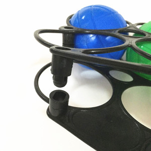 Ensemble de 8 <span class=keywords><strong>boules</strong></span> en plastique de grande taille <span class=keywords><strong>Jeu</strong></span> de <span class=keywords><strong>boules</strong></span> classique avec logo personnalisé pour les enfants et les adultes Activité familiale amusante en plein air - Product Image 2