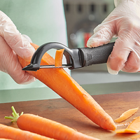 Outils ménagers de cuisine en acier inoxydable éplucheur de pommes et de pommes de terre en métal
