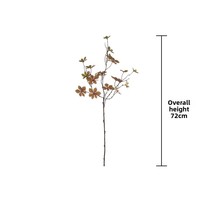 Fabricant de fleurs artificielles : Feuilles d'eucalyptus 'Golden Dragon' hawaïennes pour décoration maison et mariage, vente en gros transfrontalière par injection