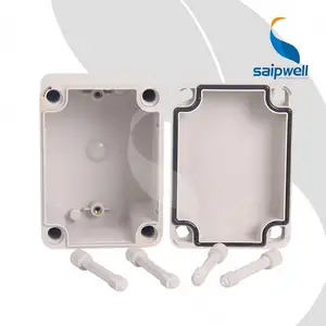 SAIPWELL ABS/PC/PVC/SMC IP66/IP67/IP68/IP65 แผงกันฝนบอร์ดตู้พลาสติกกันน้ํากล่องเชื่อมต่อกลางแจ้ง
