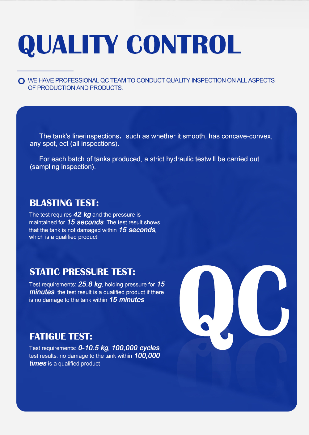 نرم کننده تصفیه آب صنعت پنتایر مخزن آب FRP مخزن فایبر گلاس 150psi 7