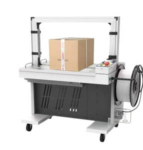 Machines de cerclage automatiques pour la fixation de bandes en plastique PP, de cartons et de rouleaux de papier, avec scellage latéral et inférieur - Product Image 2