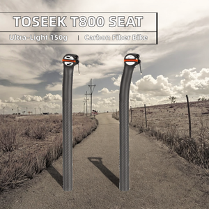 Tubo de Asiento de Bicicleta de <span class=keywords><strong>Carbono</strong></span> Ultraligero de 150g, Desplazamiento de 5/25mm para Bicicleta de Montaña/Carretera, Tubo de Asiento de Fibra de <span class=keywords><strong>Carbono</strong></span> - Product Image 2