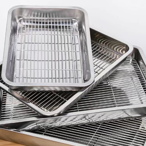 304 נירוסטה חום עמיד בפני קורוזיה תבנית אפייה גז במחבת גז/תנור חשמלי/תנור תואם כיפוף מרותך - Product Image 1