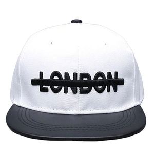 Cheap Fashion Classic Baseball <b>Cap</b> 2 Tone <b>Flat</b> PU Brim Custom 3d Puff Embroidered logo 6 Panel High Profile Snapbacks Hats - Product Image 2