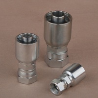 Joint conique femelle JIC 37 degrés avec virole raccords de tuyau hydraulique monobloc