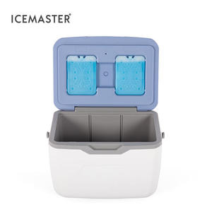 Glacière portable bleue en plastique For FUN 20, avec blocs de glace réutilisables, conteneur thermique carré de 20 L, maintien de la glace pendant 2 jours pour le camping - Product Image 2