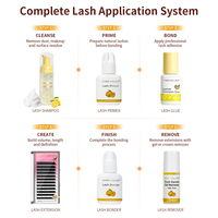 Colle pour extensions de cils STARSCOLORS à l'arôme de banane, imperméable, séchage rapide 0.8, colle adhésive pour extensions de cils, Cola pour usage en salon