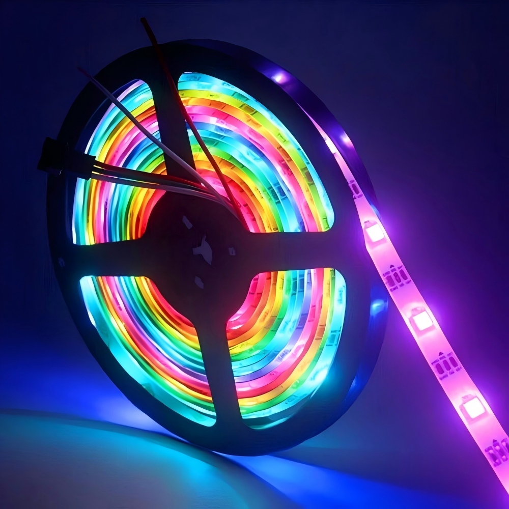 Custom 30leds/m 60leds/m 144leds/m SMD 5050 2812b Ws2812b Led Strip Light 5V RGBIC IP20/IP65/IP67 Waterproof Led Strip · image 5