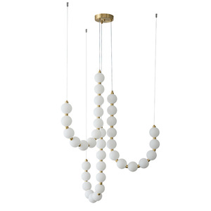 Luminaire suspendu moderne en <span class=keywords><strong>LED</strong></span> de luxe pour hall d'entrée, chambre à coucher, escalier, plafond haut, mariage, or, designers de luxe - Product Image 4