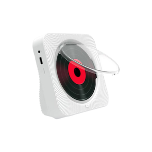 Système audio mural stéréo avec télécommande anti-poussière, haut-parleur Bluetooth, lecteur CD, radio et batterie rechargeable USB - Vente flash - Product Image 6