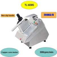 Hoge Efficiëntie 250Kg/H Groente Snijmachine/ Commerciële Aardappel Wortel Rotatie Groentesnijder Groentesnijder