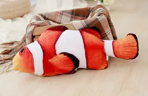 Poisson jouet interactif électronique motif en peluche jouet personnalisé