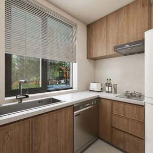 Meubles de salon modernes en bois avec rangement, meuble TV pour hôtels, appartements, villas, solution de conception graphique disponible - Product Image 2