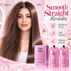 Sistema Profesional de Alisado de Cabello en 2 Pasos con Ácido Hialurónico para un Cabello Suave, Brillante y sin Frizz, Uso Profesional - Product Image 4