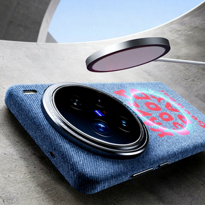 เคสโทรศัพท์มือถือแม่เหล็กผ้า Jean สำหรับ VIVO X200 พร้อมการป้องกัน 360 องศา ป้องกันรอยนิ้วมือ กันกระแทก - Product Image 3
