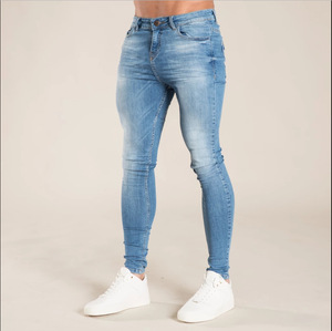 <span class=keywords><strong>Pantaloni</strong></span> <span class=keywords><strong>in</strong></span> Denim Non strappati elasticizzati di alta qualità da <span class=keywords><strong>uomo</strong></span> <span class=keywords><strong>Jeans</strong></span> Skinny elasticizzati <span class=keywords><strong>in</strong></span> Streetwear a <span class=keywords><strong>vita</strong></span> media leggero e <span class=keywords><strong>con</strong></span> lavaggio medio per l'estate - Product Image 2