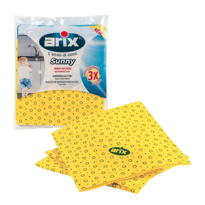 Lot de 3 chiffons non tissés antibactériens unis (38x36cm) pour le nettoyage de la cuisine - Sunny 1193 - Product Image 2