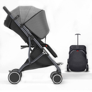 รถเข็นเด็กน้ำหนักเบา พับได้ พกพาสะดวก สำหรับเดินทางโดยเครื่องบิน - Product Image 1