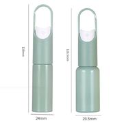 Bouteille PET de haute qualité de 30 ml avec crochet, bouteille de voyage portable à suspendre à la ceinture, emballage personnalisé avec logo