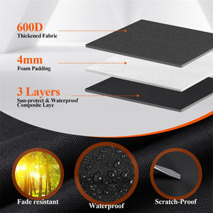 Housse de transport pour panneaux solaires double couche avec poches multiples Sac de rangement pour panneaux solaires Housse de transport pour Jackery <span class=keywords><strong>SolarSaga</strong></span> 100W 100X - Product Image 3