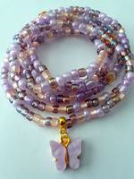 Chaîne de taille personnalisée avec breloque papillon en cristal et perles de rocaille, bijou de corps pour le ventre, grande taille, ceinture de plage estivale