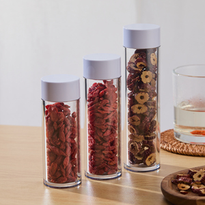 Прозрачные пластиковые флаконы для кормов для животных, цилиндрические бутылки для капсул и таблеток на 30 и 60 капсул - Product Image 4