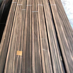 Venta Directa de Fábrica: Chapas de Madera de Ébano Natural Grado AA, Chapas de Ébano Negro de 0.25mm y 0.45mm para Muebles y Pisos - Product Image 1
