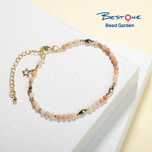 Bestone Venta caliente pulsera de <span class=keywords><strong>hematita</strong></span> pulsera de <span class=keywords><strong>piedra</strong></span> Natural para las mujeres y las niñas - Product Image 4