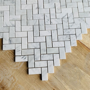 10mm Carrera <strong>White</strong> Marble Back Splash for Kitchen Peel and <strong>Stick</strong> - Product Image 3