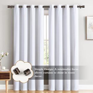 TAIWANG <span class=keywords><strong>tringle</strong></span> <span class=keywords><strong>à</strong></span> rideaux mur bâton sur rideaux 10mm / 12mm accessoires de <span class=keywords><strong>rideau</strong></span> simple pousser et tirer cuivre métal acier inoxydable - Product Image 2