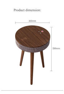 Sáng Tạo Loa Đơn Giản Điện Thoại Di Động Không Dây Sạc Đồ Nội Thất Nhà Sofa Thông Minh Bluetooth Bàn Cà Phê Loa - Product Image 2