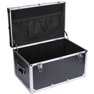 Oem giá tốt tùy chỉnh cứng nhôm thiết bị an toàn bảo vệ trường hợp mang theo với lưới Pocket chống sốc hình bọt Padding - Product Image 3