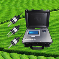 Enregistreur de données portable de surveillance de l'humidité du sol RIKA RK600-09 RS485/LoRa/GPRS/3G/4G/Zigbee/WiFi avec écran LCD 7 pouces IP55, prise en charge OEM