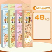 Ensemble de crayons en bois mignons à thème dessin animé pour les élèves du primaire, crayons à dessin sans plomb HB, gomme, corps macaron, personnalisable