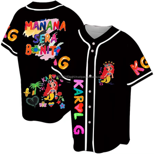 Camiseta de Béisbol Uniforme para Hombre, Diseño Personalizado de la Mejor Calidad 2026, Camiseta Deportiva Transpirable para Hombre - Product Image 2