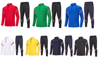 Créez votre propre ensemble de survêtement décontracté pour homme : haut à manches longues avec fermeture éclair et pantalon, deux pièces.
