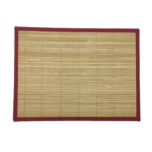 Salvamanteles <span class=keywords><strong>Rectangular</strong></span> Aislante de Bambú, Productos de Bambú Resistentes, Manteles Individuales de Bambú Reutilizables, <span class=keywords><strong>Tapete</strong></span> de Playa de Bambú - Product Image 5