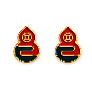 Ciondolo a forma di zucca Ilan, 2 pezzi, placcato oro rosso, accessorio di moda per abbigliamento e gioielli - Product Image 1