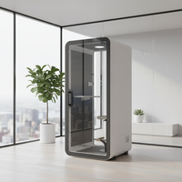 UNIBOOTH Cabines d'intimité insonorisées mobiles et durables en profilés d'aluminium de précision, design moderne, module rapide, pour salon extérieur et hôtel