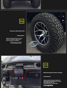 Carrito de Golf Eléctrico Ligero, Nuevo, con Logotipo Personalizado, Color Personalizado, Vehículo de Baja Velocidad, Apto para Villas, Playas y Clubes de Golf - Product Image 6