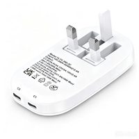 Adaptor Pengisi Daya Super Cepat Dual Type-C PD3.0 GaN Uk untuk Ponsel dan Perangkat Lainnya