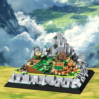 Wange 5252 Blocs de construction à assembler Modèle Pérou Machu Picchu Ensemble de blocs de construction éducatifs pour enfants Collection Jouet en plastique