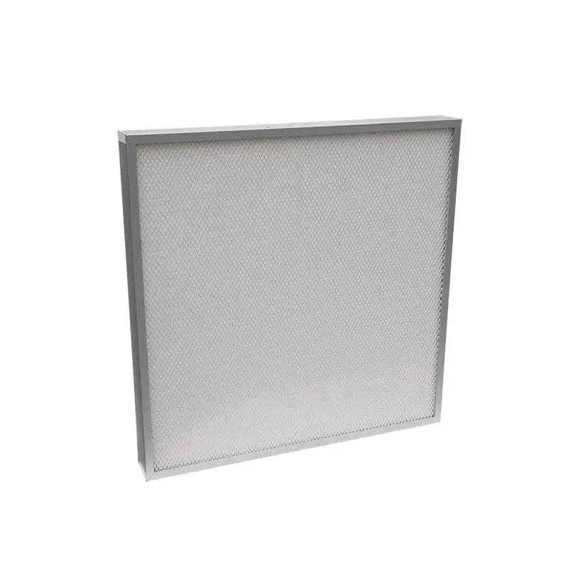 High efficient ABS plastic frame v bank fibreglasss combined ventilation Air Filter