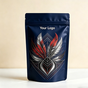 Bolsa con cierre personalizada impresa, tipo stand-up, apta para alimentos, resellable, laminada, BOPP AL PE, impresión por huecograbado - Product Image 5